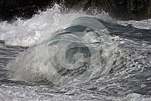 Massive wave during storm