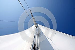 Mast from below