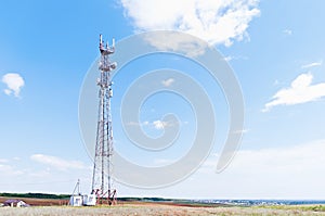 Mast cellular communication in rural areas