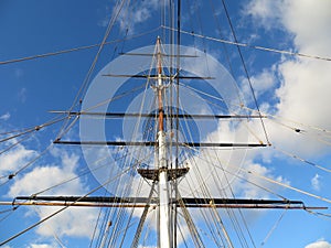 Mast of the Cutty Sark