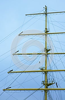 Mast of frigate