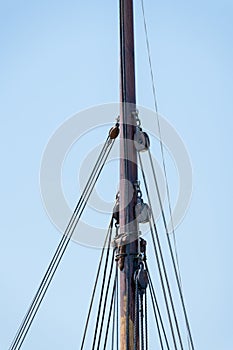 Mast with rigging