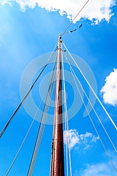 Mast and Rigging of a Historic Botter Boat