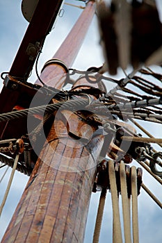 Mast from a schooner Johanna TG 326