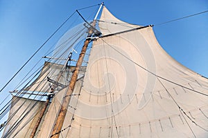 Mast of a tall ship