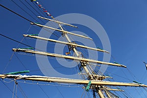 Mast of a tall ship