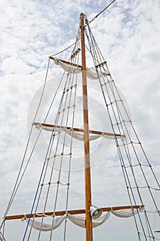 Mast yacht