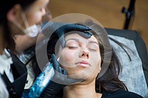 Master of beauty make permanent make up for eyebrows