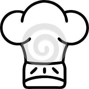 master chef with face vector art logo.