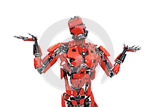 master cyber robot do not know what to do