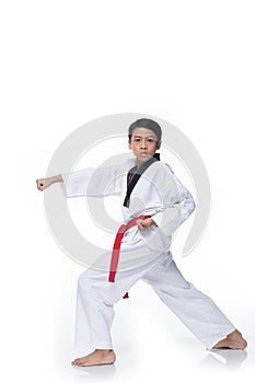 Master Red Belt TaeKwonDo Student