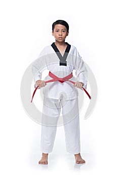 Master Red Belt TaeKwonDo Student