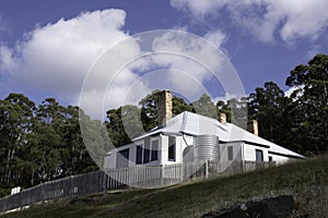 Master Shipwright\'s House in The Dockyard at Port Arthur, Tasmania