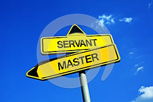 Master vs servant photo