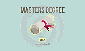 Master's Degree Knowledge Education Graduation Concept