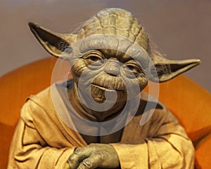 Master Yoda wax figure