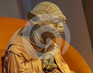 Master Yoda wax figure