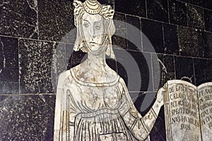 Masterpieces on the floor of the Siena Cathedral