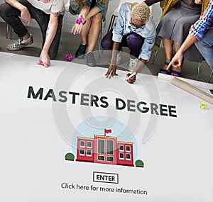 Masters Degree Education Knowledge Concept