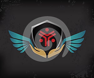 Mastery badge ninja shield spirituality symbol
