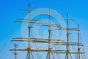 Masts of Barque