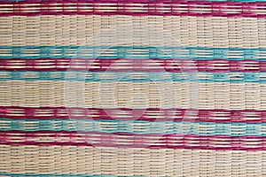 Mat texture made from papyrus used as background