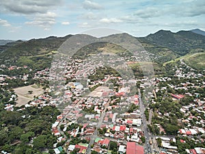 Matagalpa city bird view photo