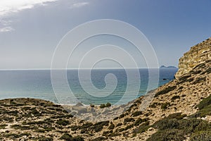 Matala , Red beach