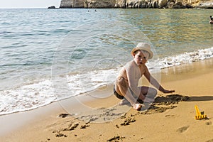 Matala , Red beach