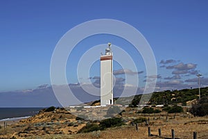 MatalascaÃÂ±as lighthouse, Almonte, Huelva, Andalusia, Spain, Costa del Sol, Europe photo