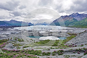 The Matanuska Glacier in Alaska