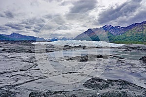 The Matanuska Glacier in Alaska