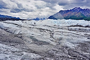 The Matanuska Glacier in Alaska