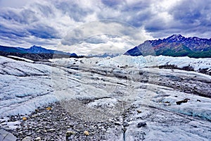 The Matanuska Glacier in Alaska