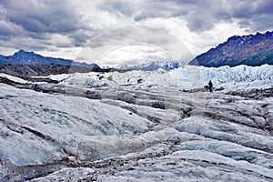 The Matanuska Glacier in Alaska