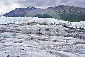 The Matanuska Glacier in Alaska