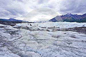 The Matanuska Glacier in Alaska