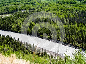 Matanuska River along the Glenn Highway
