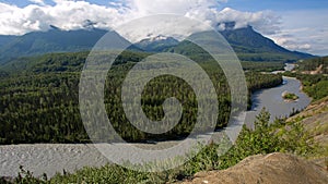 Panorama of the Matanuska River