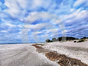 Matarangi beach sunset. Coromandel. New Zealand