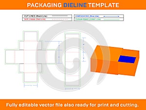 Match Box Crafts, Dieline Template