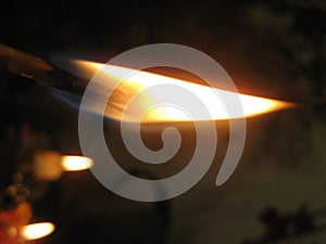 The match is burning