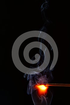 A Match catching Fire