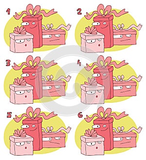 Match Pairs Visual Game: Gifts photo