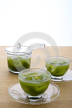 Matcha, cold, Japanese style image