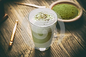 Matcha green tea latte