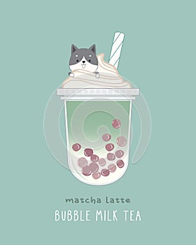 Matcha Latte Bubble Milk Tea