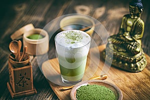 Matcha tea latte