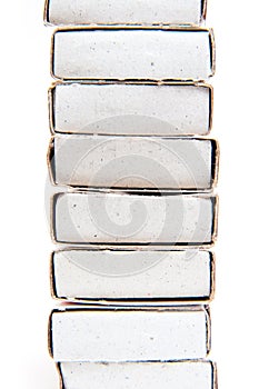 Matchboxes pile