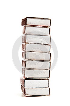 Matchboxes pile